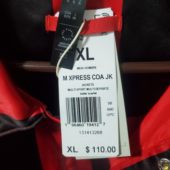 Adidas Jacket BNWT / XL - Picture 4 of 4